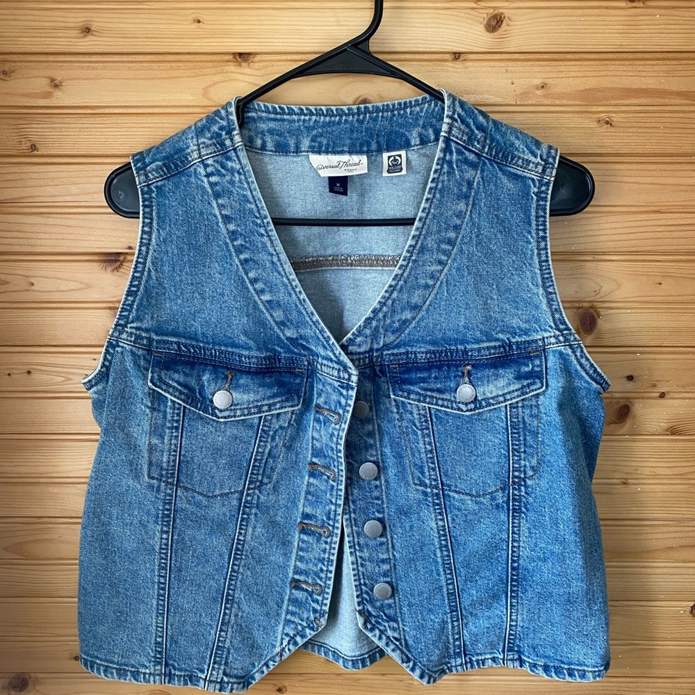 Universal Thread Light Blue Denim Vest